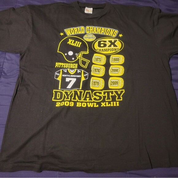 no brand Other - PITTSBURGH STEELERS SUPER BOWL XLIII T SHIRT